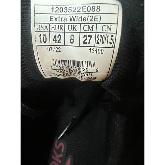 Brooks Addiction GTS 15 Women's Size 10 2E (Extra Wide) Running Shoes Black - Picture 10 of 10